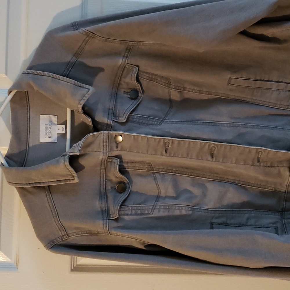 Grey Jean Jacket